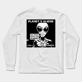 Cool 80's Retro Alien Sci Fi Long Sleeve T-Shirt